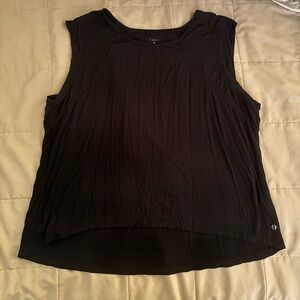 TAVI EVOLUTION TANK IN EBONY, SIZE LARGE